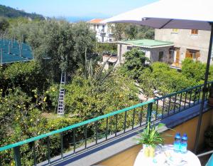 Balkón nebo terasa v ubytování Itaca B&B