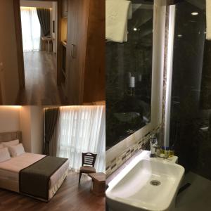 Koupelna v ubytování DEVREK OTEL