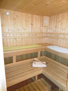 Phòng tắm tại Ferienhaus Römerhütte