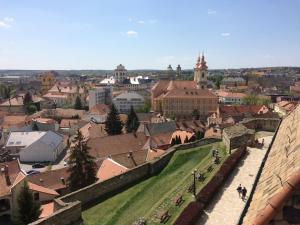 Výhľad na mesto Jáger alebo výhľad na mesto priamo z apartmánu