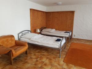 Postel nebo postele na pokoji v ubytování Vermietung-Maintal