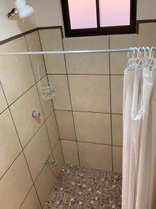 Koupelna v ubytování Le Petit Hotel