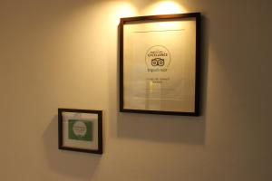 Certifikát, hodnocení, plakát nebo jiný dokument vystavený v ubytování Thyme the Transit