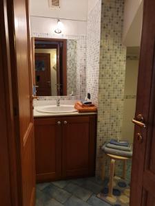 Koupelna v ubytování Scalovecchio