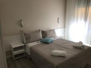 Postel nebo postele na pokoji v ubytování Hotel Vasco