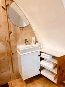 Bathroom sa Appartements im Herzen der Passauer Altstadt