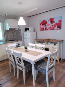 Kuchyňa alebo kuchynka v ubytovaní Strigonia Apartman