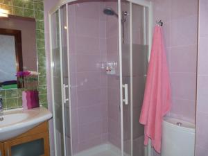 Koupelna v ubytování Hotel Garazar