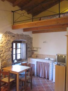 Kuchyň nebo kuchyňský kout v ubytování Agriturismo I Chiosi