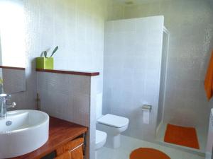 Koupelna v ubytování Hotel Garazar