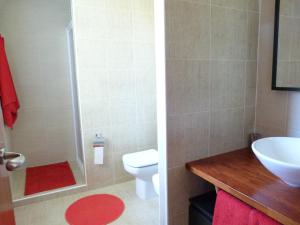 Koupelna v ubytování Hotel Garazar