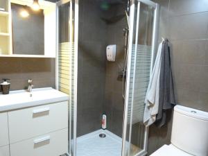 Koupelna v ubytování Hotel Garazar