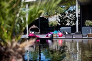 Strömstad Spa & Resort外面的花园