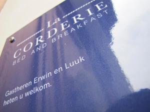 Certifikát, hodnocení, plakát nebo jiný dokument vystavený v ubytování B&B La Corderie