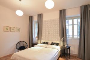 Ένα ή περισσότερα κρεβάτια σε δωμάτιο στο Vila Selena