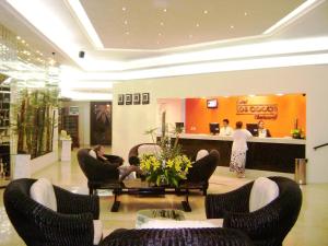 Posezení v ubytování Hotel Los Cocos Chetumal