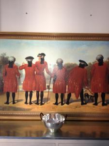 a painting of a group of men in uniform at Appartement Cherche-Midi in Paris