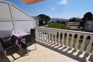 Balkón nebo terasa v ubytování Apartments Anka