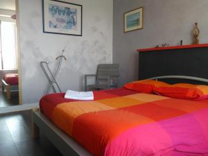 Postel nebo postele na pokoji v ubytování Appartement Vue Mer