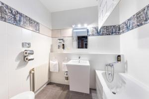 Koupelna v ubytování Hotel Freizeittempel