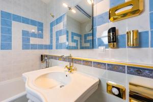 Koupelna v ubytování Hotel Freizeittempel