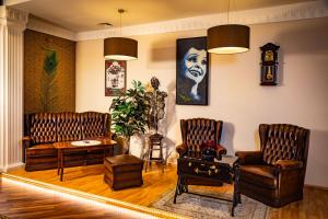Posezení v ubytování Hotel Freizeittempel