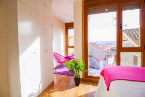 Posteľ alebo postele v izbe v ubytovaní Casa do Outeiro
