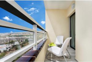 Balkón alebo terasa v ubytovaní 906 lUXURY PARAíSO SEA VIEW