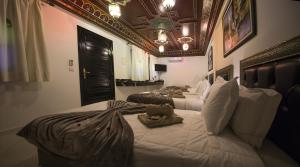 Posezení v ubytování Riad Challa Hotel & Spa