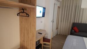 TV a/nebo společenská místnost v ubytování B&B Vanessa
