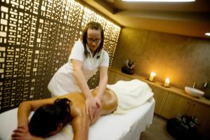 Kúpele alebo wellness v ubytovaní Hotel Pinei