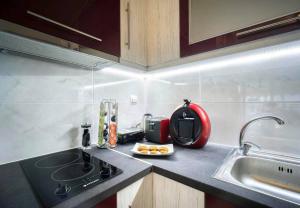 Kuchyňa alebo kuchynka v ubytovaní Elea Athens Apartment