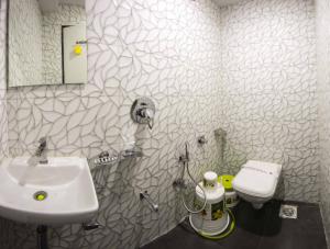 Koupelna v ubytování Hotel Pearl