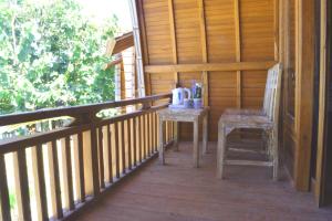 Balkón nebo terasa v ubytování Adara Beach Huts