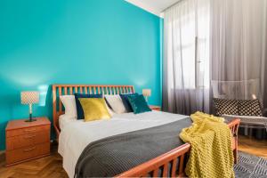 Posteľ alebo postele v izbe v ubytovaní In Flow apartment