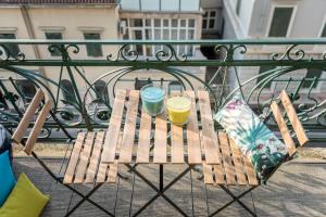 Balkón alebo terasa v ubytovaní In Flow apartment