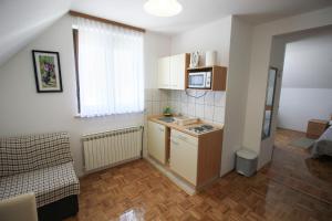 Kuchyň nebo kuchyňský kout v ubytování House Milan