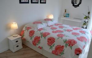 Ein Bett oder Betten in einem Zimmer der Unterkunft Gîte Vue Mer