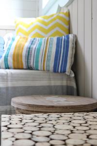 A bed or beds in a room at Lo Chalet dell'Artista