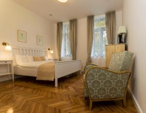 A bed or beds in a room at Villa Lenka