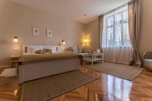 A bed or beds in a room at Villa Lenka