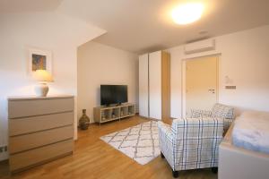 TV a/nebo společenská místnost v ubytování Prague Expat House
