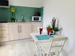 Kuchnia lub aneks kuchenny w obiekcie NATURA SUITE MÁLAGA
