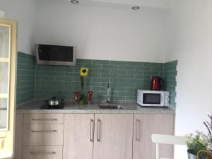 Kuchnia lub aneks kuchenny w obiekcie NATURA SUITE MÁLAGA