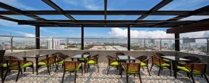 Balkón nebo terasa v ubytování Roliva Hotel & Apartment Danang