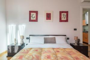 Posteľ alebo postele v izbe v ubytovaní Casine 28 apartment
