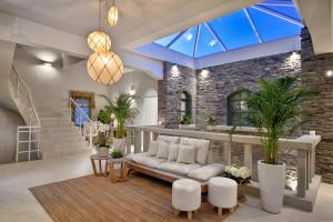 Posezení v ubytování Casa Di Fiori Andros Suites