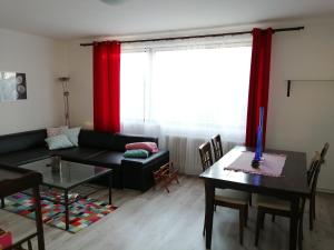 Posezení v ubytování Apartmán Hugo