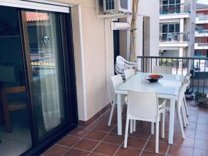 Balkón alebo terasa v ubytovaní Calafell Playa