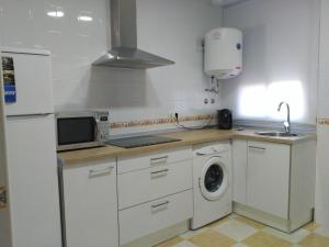 Kuchyňa alebo kuchynka v ubytovaní Apartamento la albariza. + 7 fotografií